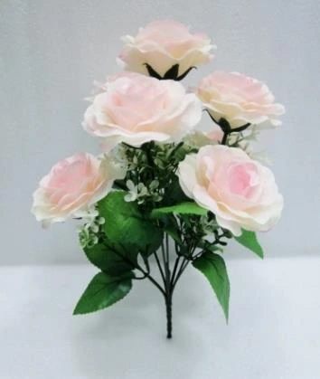 Open Garden Rose Bunch x7